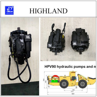 Hoogdruk ondergrondse vrachtwagen Hydraulische pompen Motoren PV22 MV23