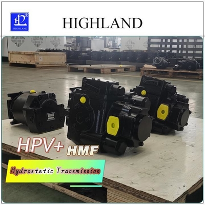 Ondergrondse laadmachine met hydrostatische transmissie