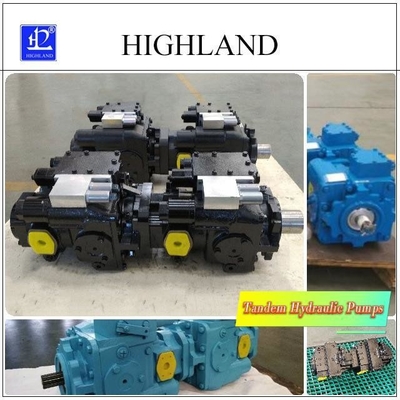 Swash Plate Design Tandem Hydraulische pompen voor een soepele werking