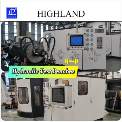 Testbanken voor hydraulische motoren voor het testen van roterende boorinstallaties. Eenvoudige bediening van de hydraulische motor
