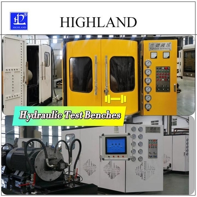 Testbanken voor hydraulische motoren voor het testen van roterende boorinstallaties. Eenvoudige bediening van de hydraulische motor