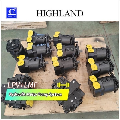 Hydraulisch motorpompsysteem met axiale zuigerpomp met variabele verplaatsing