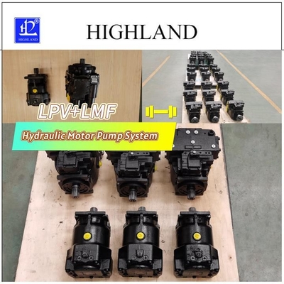 Gebruik van een hydraulisch pompmotortransmissie-systeem op combinatoren
