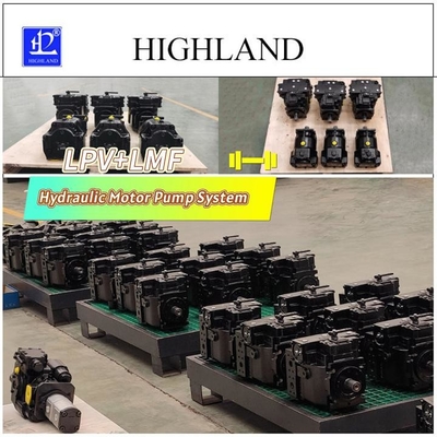 HIGHLAND Harvester Scraper Hydraulisch pompmotor systeem Asstructuur