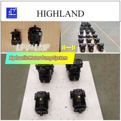HIGHLAND Harvester Scraper Hydraulisch pompmotor systeem Asstructuur