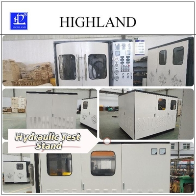 Compacte 110 kW-hydraulische teststandaarden voor graafmachines met een duidelijke pijpleiding