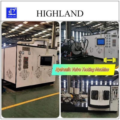 Volledig automatische 380 L/min Hydraulische klep testmachine Aanpassing 1 Jaar garantie