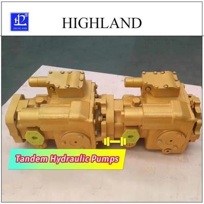 Compacte tandem hydraulische pompen gesloten circuit hydraulische systemen toepassingen