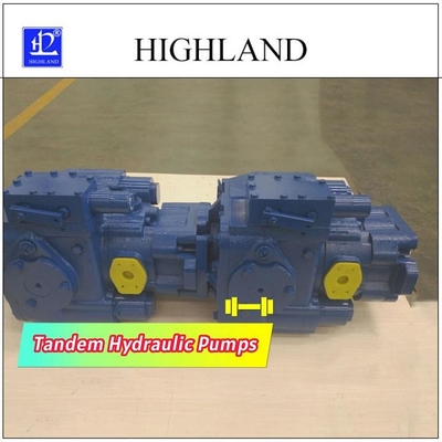 Compacte tandem hydraulische pompen gesloten circuit hydraulische systemen toepassingen
