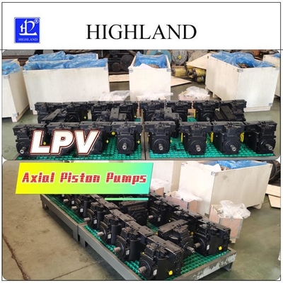 Hydrostatisch aangedreven axiale zuigerpomp voor de bouw van stoepen