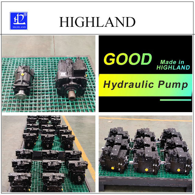 Hydrostatisch aangedreven axiale zuigerpomp voor de bouw van stoepen