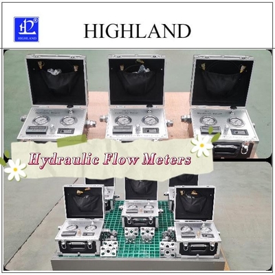 Compacte hydraulische stroommeters MYHT-1-5 voor graafmachines die de hydraulische stroom snelheid testen