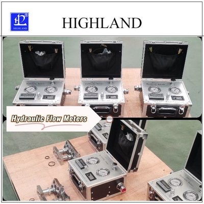 Compacte hydraulische stroommeters MYHT-1-5 voor graafmachines die de hydraulische stroom snelheid testen