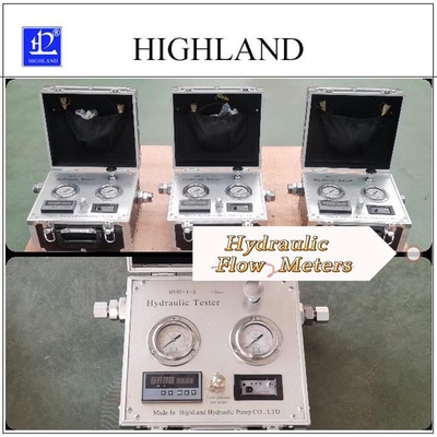 Compacte hydraulische stroommeters MYHT-1-5 voor graafmachines die de hydraulische stroom snelheid testen