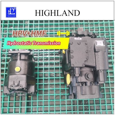 HPV110 HMF110 Ondergrondse laadmachine Hydrostatische transmissie in plywoodkas