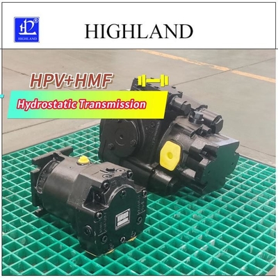 Hydrostatische aandrijving, transmissie, laagwerk, hydraulische pompen