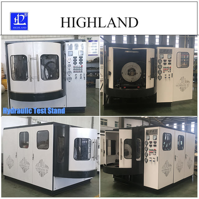 HIGHLAND Rotary Drilling Rig 380 L/Min Stroomstroom Hydraulische teststand Compacte structuur 90 Kw