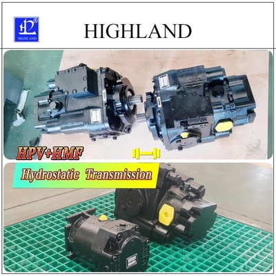 Plantmachines Hydrostatisch transmissieprincipe Hydraulische componenten