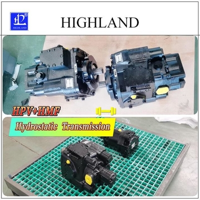 Plantmachines Hydrostatisch transmissieprincipe Hydraulische componenten