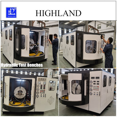 250 kW hydraulische testbanken met volledige detectiegegevens 500 L/min doorstroming Hydraulische testapparatuur