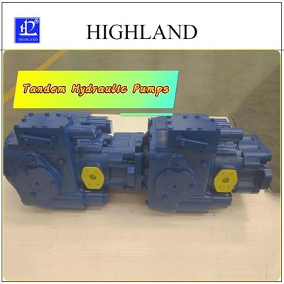 Axiële zuiger-tandem hydraulische pompen met hoge druk en efficiëntie