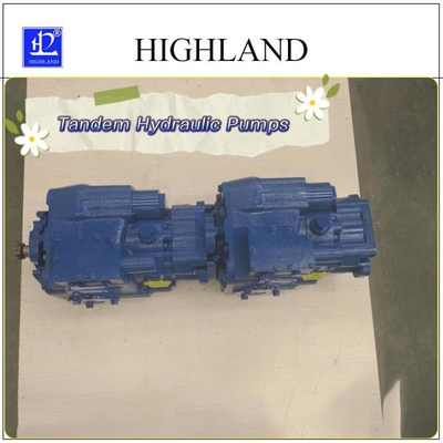 Hoge druk tandem hydraulische pompen voor zware machines