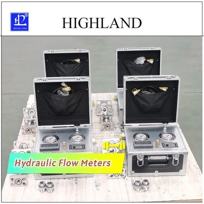 Hoogdruk hydraulische stroommeter 500L/min Maximale druk 420 bar