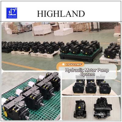 Efficiënt hydraulisch pompsysteem met hydraulische componenten