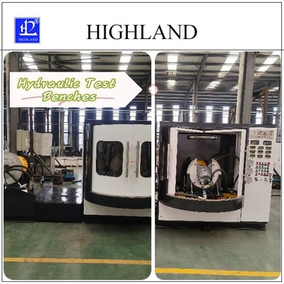 HIGHLAND Hydraulische testmachine Aanpassing Designvoordelen bij hoge oliefiltratie
