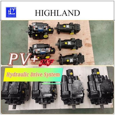 Hydraulisch aangedreven pomp met gietijzeren lichaam