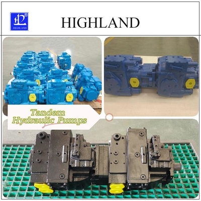 Hoge-efficiëntie en tandem-hydraulische pompen voor mobiele apparatuur