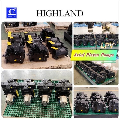 Handmatige en hydraulische variabele besturing Axial zuigerpompen 90cc/R Verplaatsing