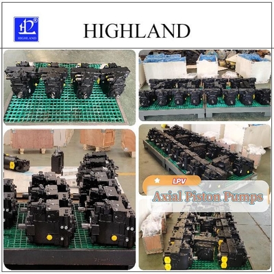 Handmatige en hydraulische variabele besturing Axial zuigerpompen 90cc/R Verplaatsing