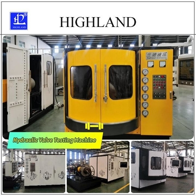 Test van hydraulisch klepsysteem HIGHLAND Hydraulische klep testmachine op maat Fabriek