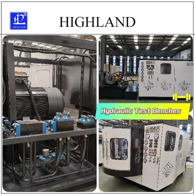 Testmachine Hydraulische testbanken 500 L/min Stroomvermogen 42 Mpa Druk voor pompen en motoren
