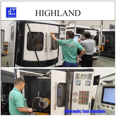 42 Mpa druk Hydraulische testbanken Hydraulische apparatuur Testsysteem voor graafmachines Aanpasbaar