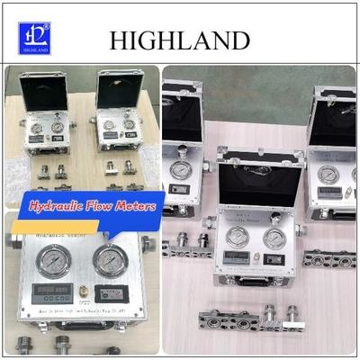 Gezamenlijke oogstmachine met gegevensdisplay Hydraulische tester met maximale druk tot 420 bar