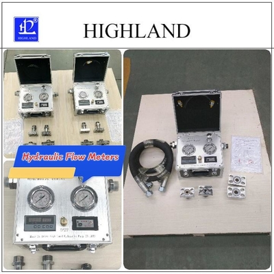 Gegevensweergave Hydraulische stroommeters Maximale druk 420 bar Olie temperatuurbereik -20C -150C