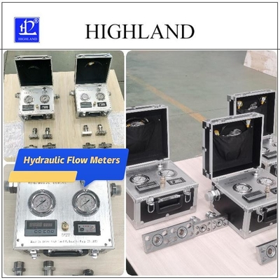 Temperatuurtestgegevensweergave Hydraulische tester Afneembare 500L/min