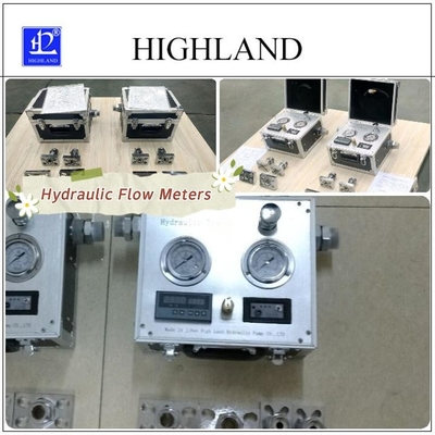 Hydraulische doorstromingstester Hydraulische doorstromingmeters voor sneeuwwagens Maximale druk 420 bar
