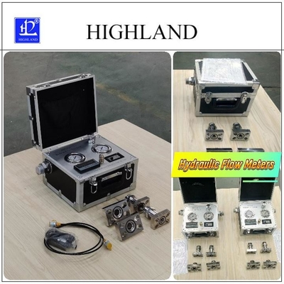 Hydraulische doorstromingstester Hydraulische doorstromingmeters voor sneeuwwagens Maximale druk 420 bar