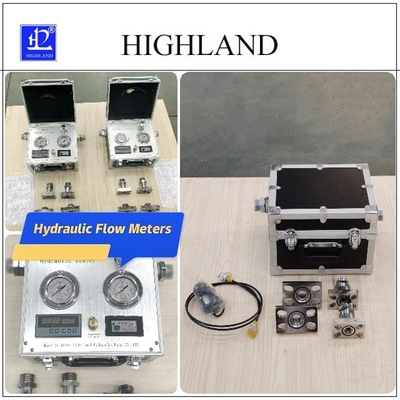 Hydraulische doorstromingstester Hydraulische doorstromingmeters voor sneeuwwagens Maximale druk 420 bar