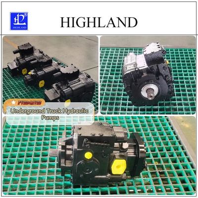 Highland HPV110-MA-L-23 Axiale zuigerpomp 110 ml/r Hoog rendement variabele cilinderinhoud voor maaidorseraandrijving