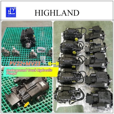 Hydraulische componenten Ondergrondse vrachtwagen Hydraulische pompen Gegote ijzeren behuizing Gecertificeerd