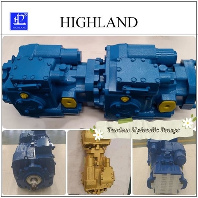 Hydraulische tandempompen met variabele verplaatsing voor een maximale verplaatsing van 110 ml/uur