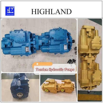 Hydraulische tandempompen met variabele verplaatsing voor een maximale verplaatsing van 110 ml/uur
