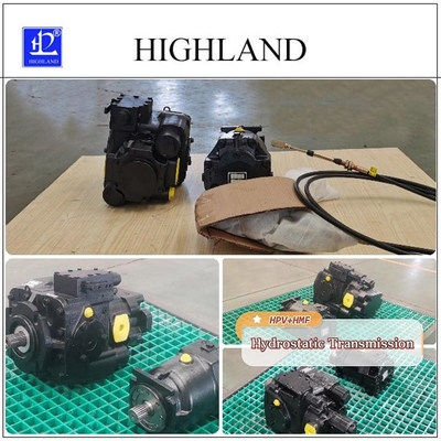 Hydraulisch motorpompsysteem voor hydraulische onderdelen en handmatig laden