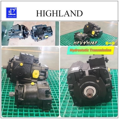 Hydraulisch motorpompsysteem voor hydraulische onderdelen en handmatig laden