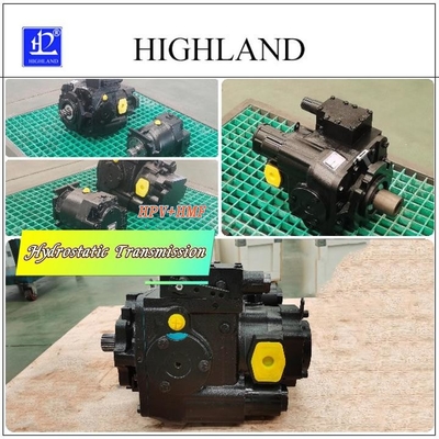 Hydraulisch motorpompsysteem voor hydraulische onderdelen en handmatig laden