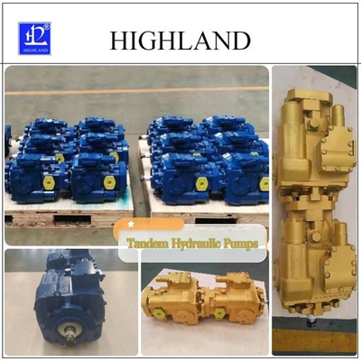 Industriële gietijzer hydraulische zuigerpomp voor zware machines